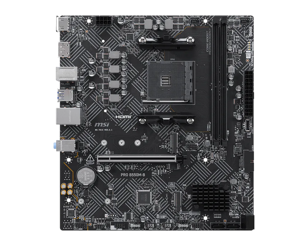 【新品】MSI PRO B550M-B 微星主機板