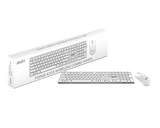 【新品】MSI FORGE K210 W COMBO WHITE TC 微星無線鍵鼠組 (白)