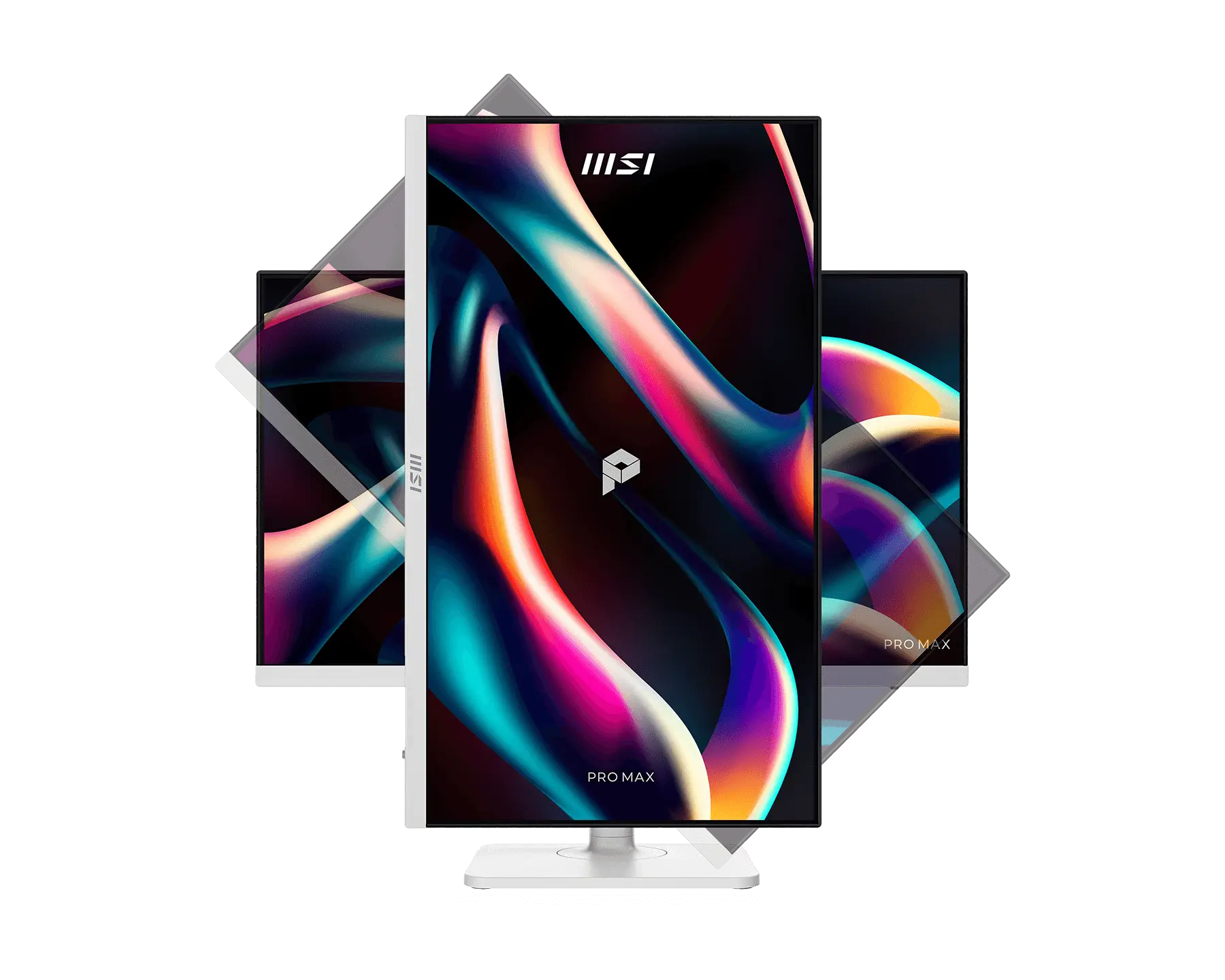 【新品】MSI PRO MAX 241PHW E14 微星旋轉美型顯示器 ( IPS / 144Hz / 人體工學支架 / 白 )