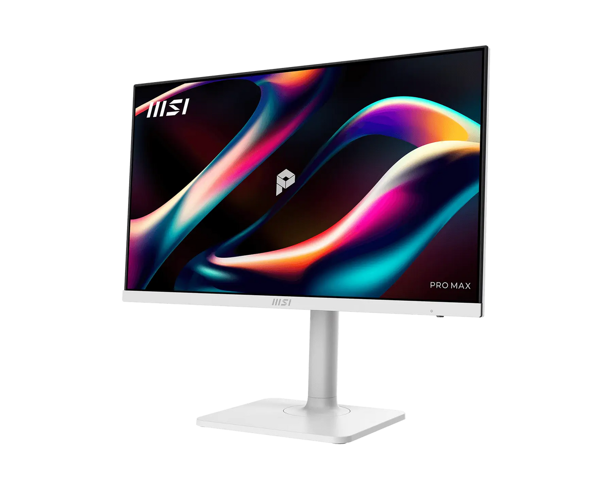 【新品】MSI PRO MAX 241PHW E14 微星頂級旋轉美型顯示器 ( IPS / 144Hz / 人體工學支架 / 白 )