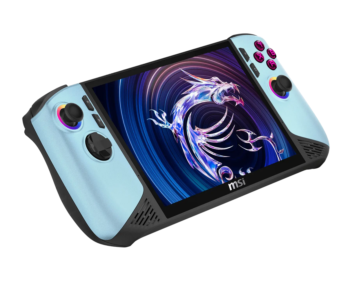 【新品】MSI Claw 8 AI+ A2VM Glacier Blue Edition-242TW 微星電競掌機 (冰河藍限定版)