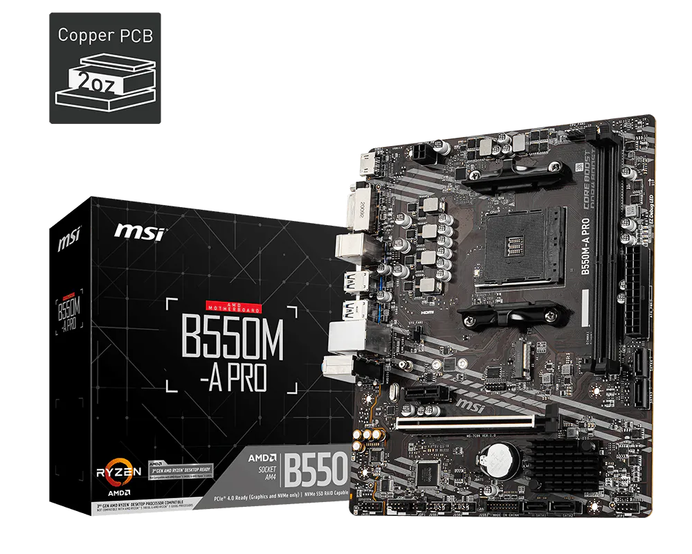 【EZDIY限定】MSI B550M-A PRO 微星主機板