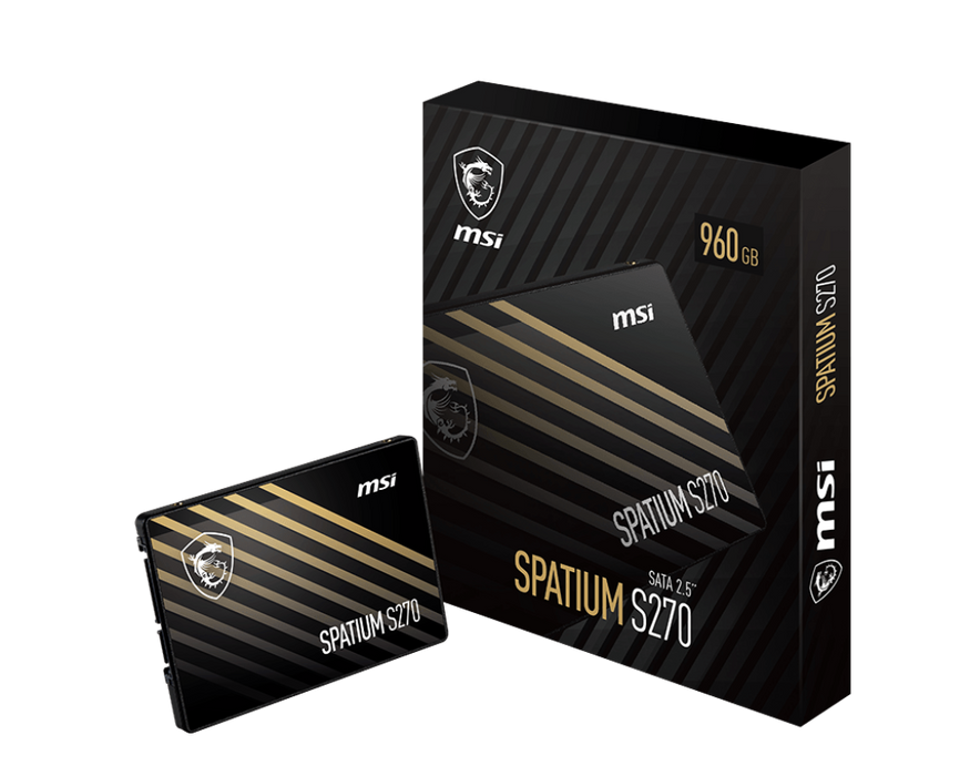 【會員限定優惠】SPATIUM S270 SATA 2.5” 960GB SSD固態硬碟