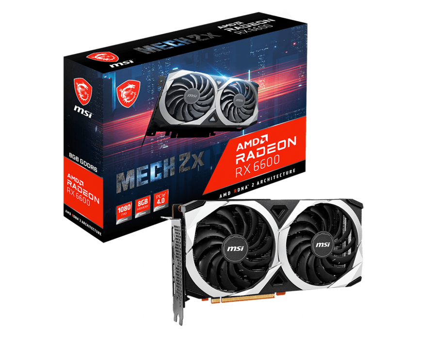 美品】MSI Radeon RX 6600 MECH 2X 8G-