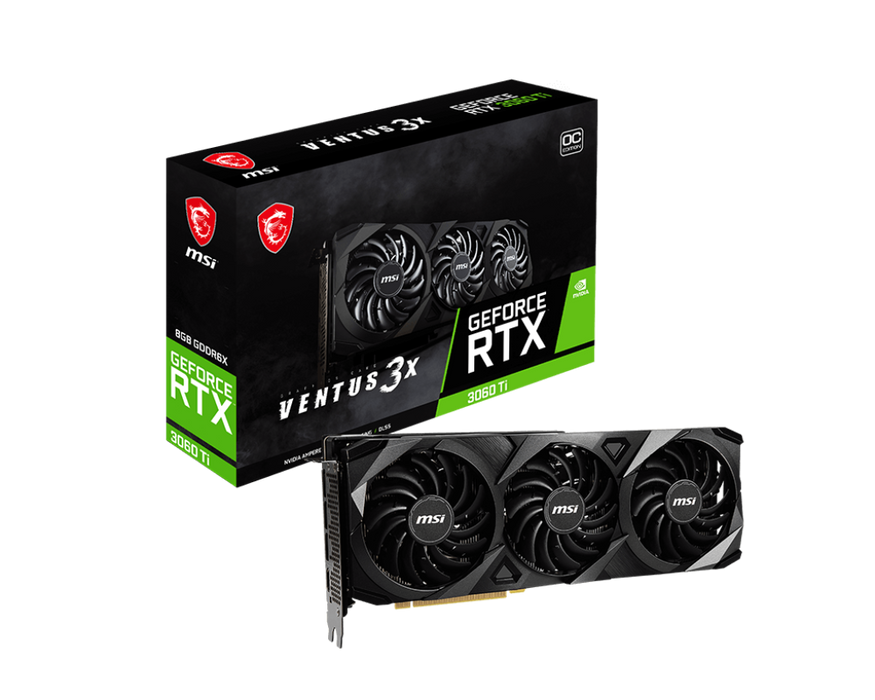 GeForce RTX 3060 TI VENTUS 3X 8GD6X OC — MSI Store | 微星品牌旗艦館