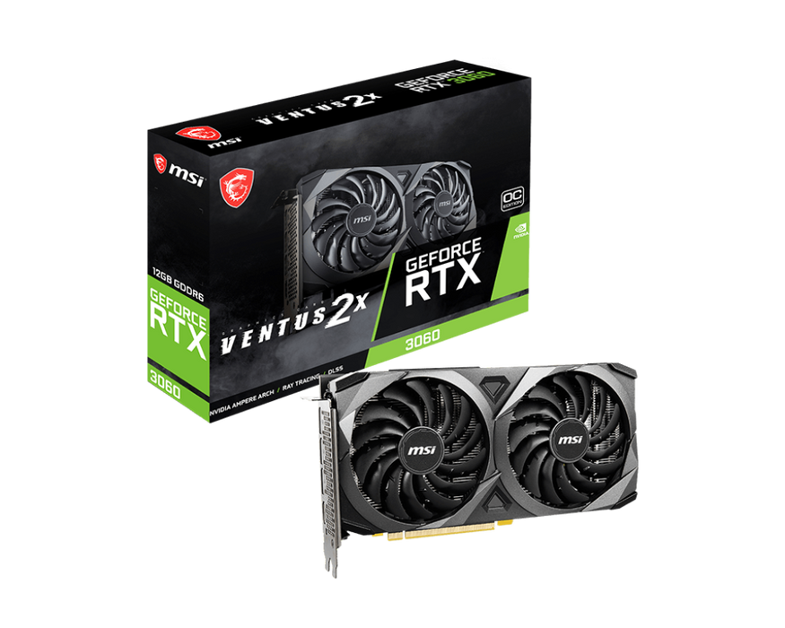 GeForce RTX 3060 VENTUS 2X 12G OC 顯卡