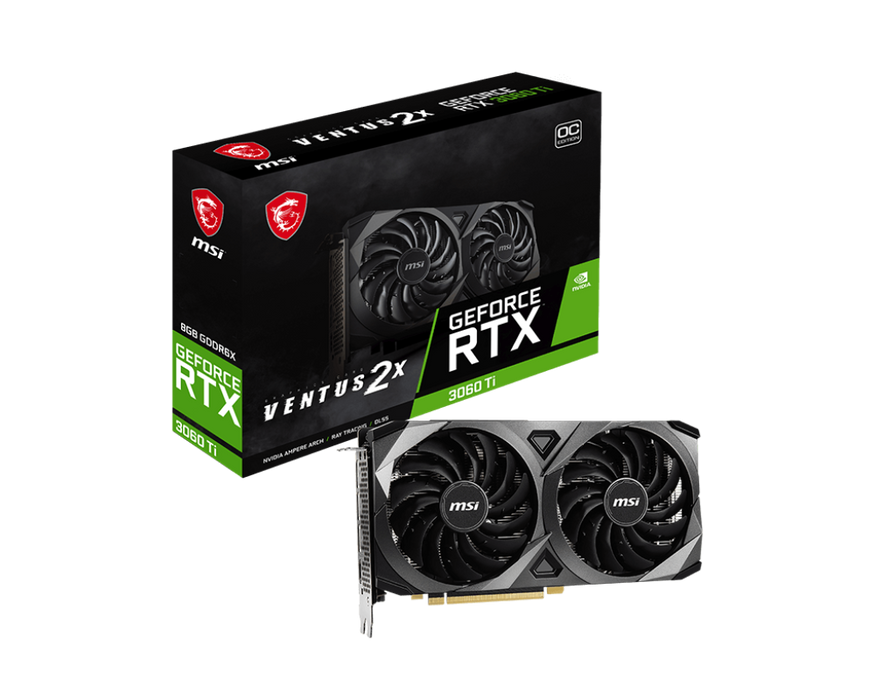 GeForce RTX 3060 TI VENTUS 2X 8GD6X OC — MSI Store | 微星品牌旗艦館