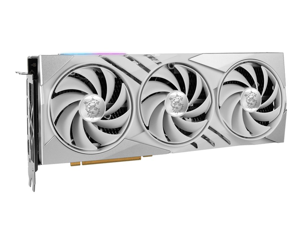 【新品上市】GeForce RTX 4070 Ti SUPER 16G GAMING X SLIM WHITE 微星顯卡 (白色輕薄版)