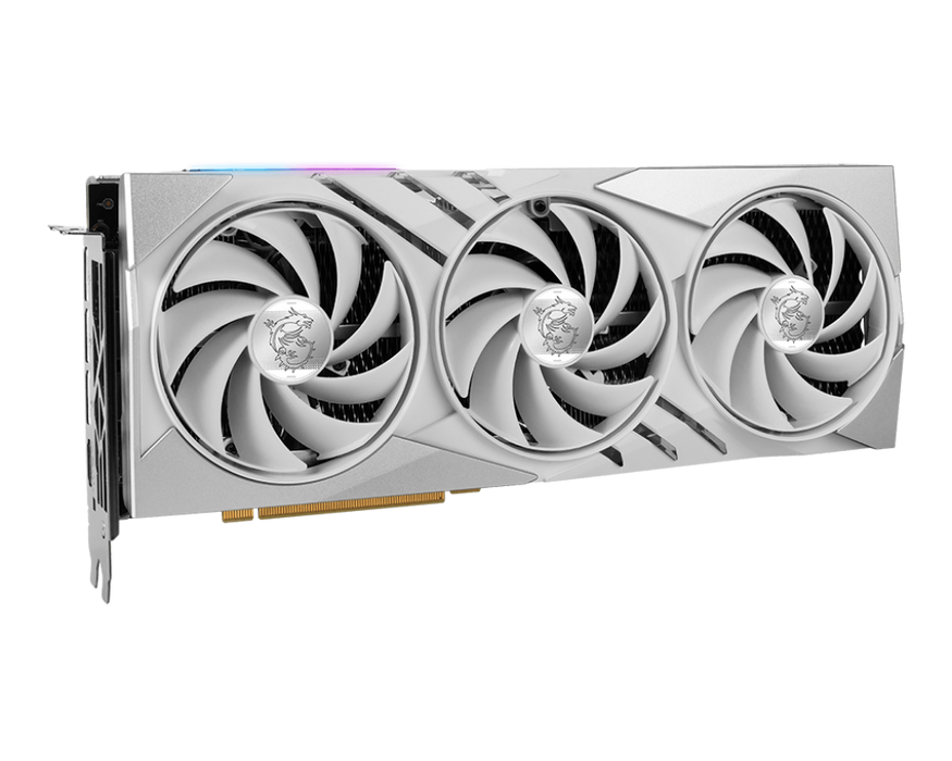 【新品上市】GeForce RTX 4070 Ti SUPER 16G GAMING X SLIM WHITE 微星顯卡 (白色輕薄版)