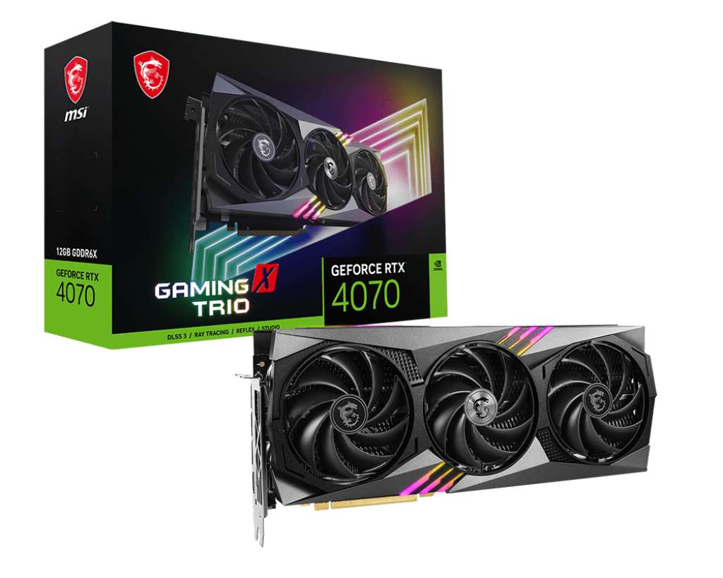 GeForce RTX 4070 GAMING X TRIO 12G 顯卡— MSI Store | 微星