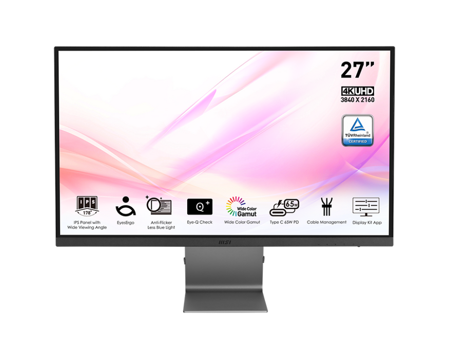 【會員限定優惠】Modern MD271UL 美型商務顯示器 (27型平面 / 廣色域 / 4K)