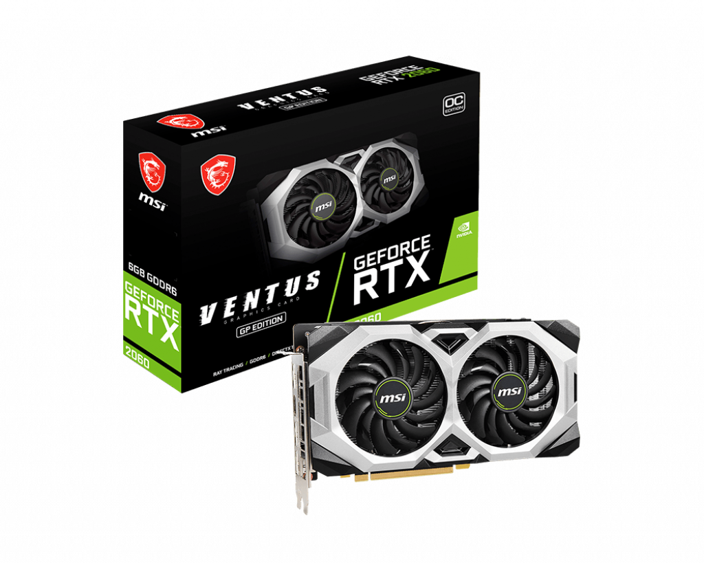 MSI GeForce RTX 2060 VENTUS GP OC 微星顯卡