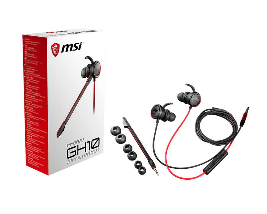 IMMERSE GH10 入耳式電競耳機 (可拆式麥克風 / 線控)